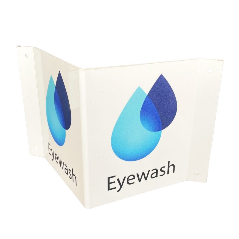 Eyewash v sign