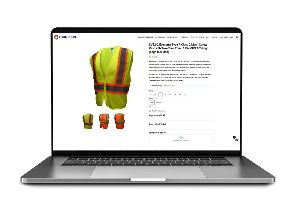 Logo Ordering with Vest